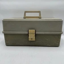 Vintage Plano Fishing Tackle Box Model 7300 3 Large Trays -Read