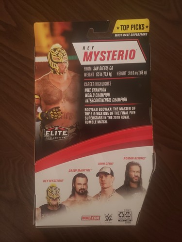 WWE Rey Mysterio Action Figure Mattel Elite Series - Picture 4 of 4
