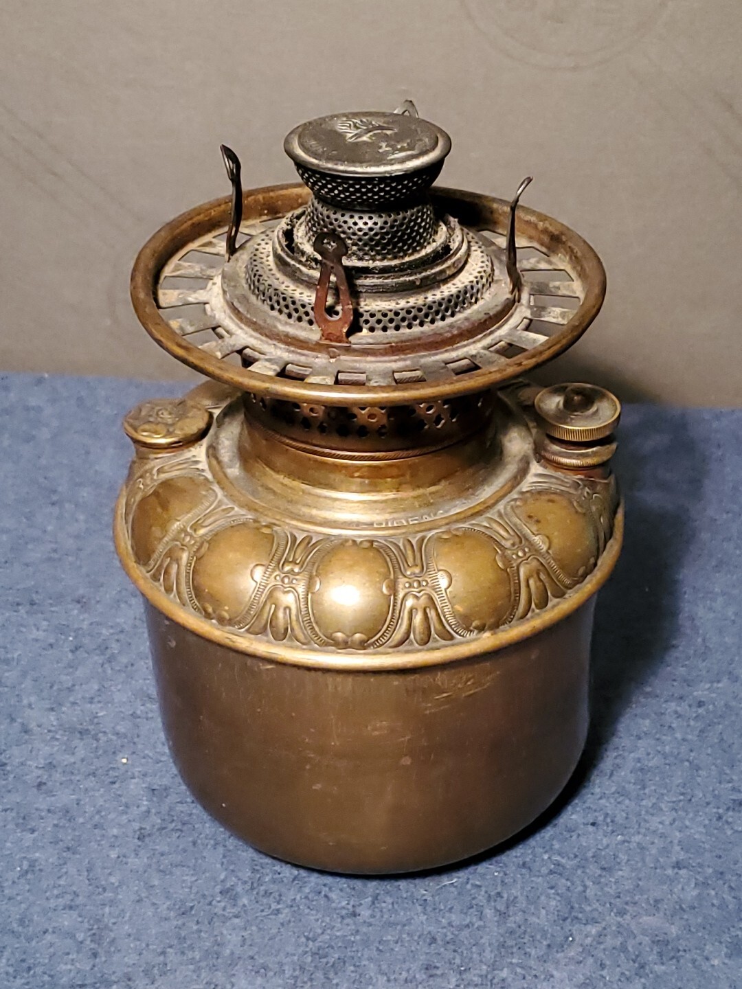 Patented June 7 1892 Center Draft Oil Lamp Brass Burner Antique Font Crown eBay