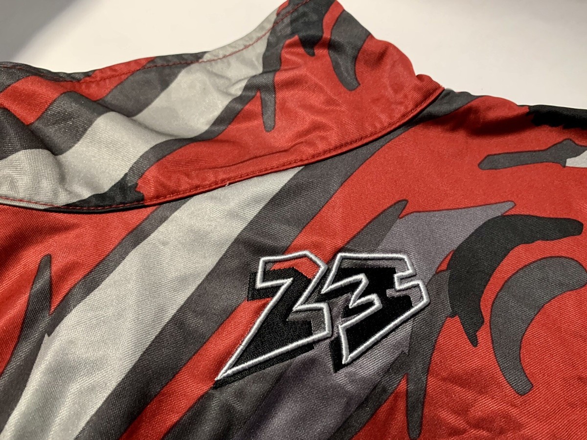 Mens Jordan VIII 8 NIKE Black Red Camo Jacket 228570-648