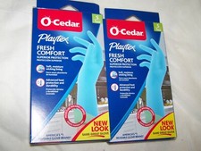 Playtex Fresh Comfort Reusable Cleaning Gloves, Small, 2 Packs of 1 pair