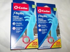 Playtex Fresh Comfort Reusable Cleaning Gloves, Small, 2 Packs of 1 pair