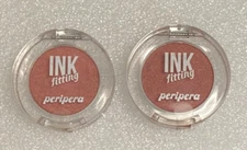 Set Of 2- Peripera Ink Fitting Shadow #28 In My Heart Pink 0.05 oz, Sealed