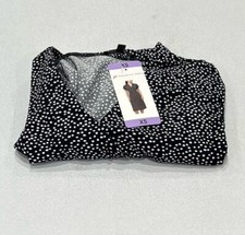 Adrianna Papell Women's Cream Faux Wrap V-Neck Dress, Blue, Size XS