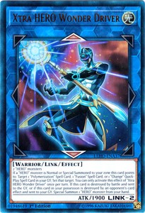 Xtra HERO Wonder Driver - LEHD-ENA37 - Ultra Rare - 1st Edition x1 - Near Mint
