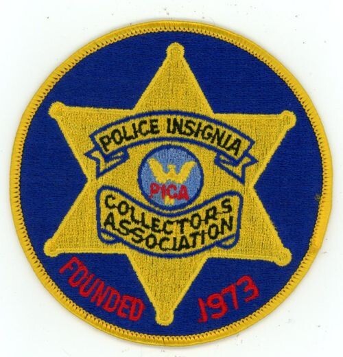POLICE INSIGNIA COLLECTORS ASSOCIATION NICE SHOULDER PATCH SHERIFF