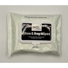 SHOE & BAG WIPES CLEANER x20 Pack Wipes  - for leather, vinyl, synthetics