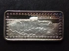 1974 Hamilton Mint Niagara Falls HAM-390 Silver Art Bar A4954