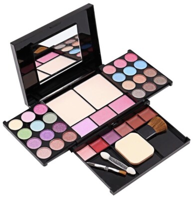 Alupper Lidschatten Palette & schimmernder Lipgloss 35 leuchtende Farben hochpigmentiert