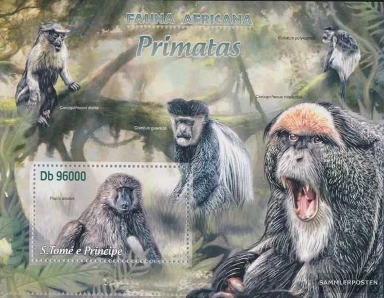 Sao Tome e Principe bloc-feuillet 889 (complète. édition) neuf avec gomme origin - Photo 1/1