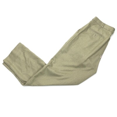 Ping Mens Activewear Golf Pants Slacks Beige Pleated Front Pockets