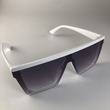 Fashion Sunglasses One-Piece PC Lens, Plastic and Metal