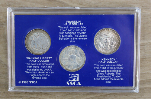 20th Century Silver Half Dollar Collection- Walking Liberty, Franklin, Kennedy - Picture 2 of 9