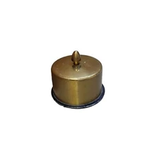 Vintage Brass Desktop Stamp Holder Roller Dispenser Pat Products K & McD Inc.