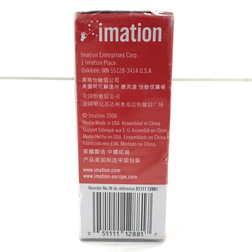 NEW 10-Pack Imation 3.5" Floppy Disks Diskettes IBM Formatted 1.44MB 2HD - Afbeelding 5 van 10