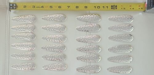Lot of 24 Trolling Spoons 3" - Walleye - Salmon - Trout FREE SHIPPING