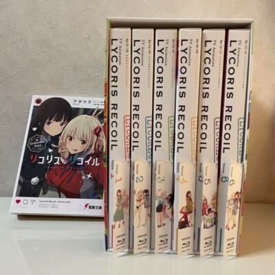 LYCORIS RECOIL DVD 全6巻セット Lycoris Recoil Complete Anime Series Blu-ray Box Set | eBay