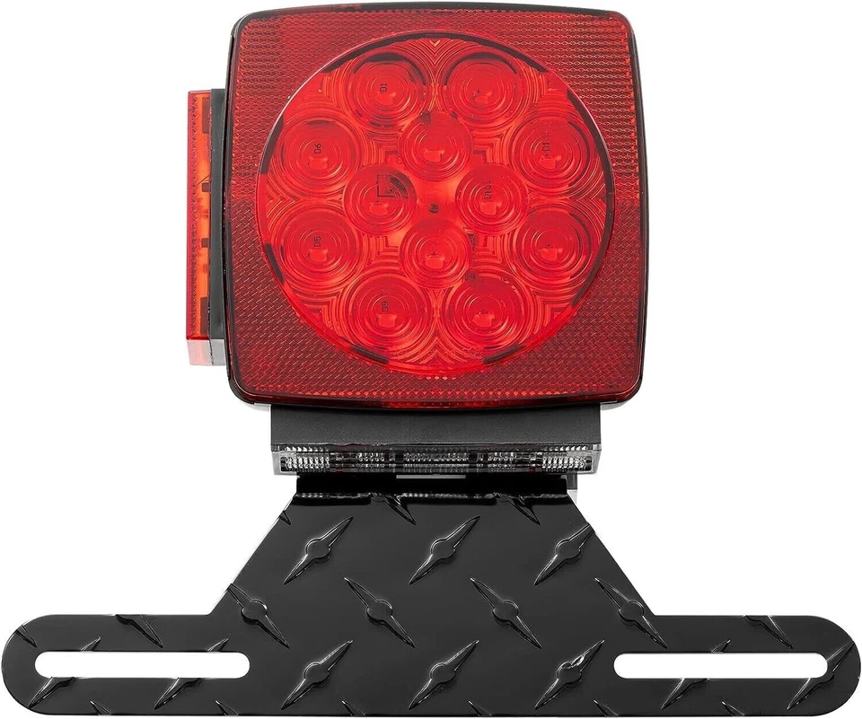 Aluminum License Number Plate Light Mount Bracket Holder For Car Trailer Truck - image 4 of 4