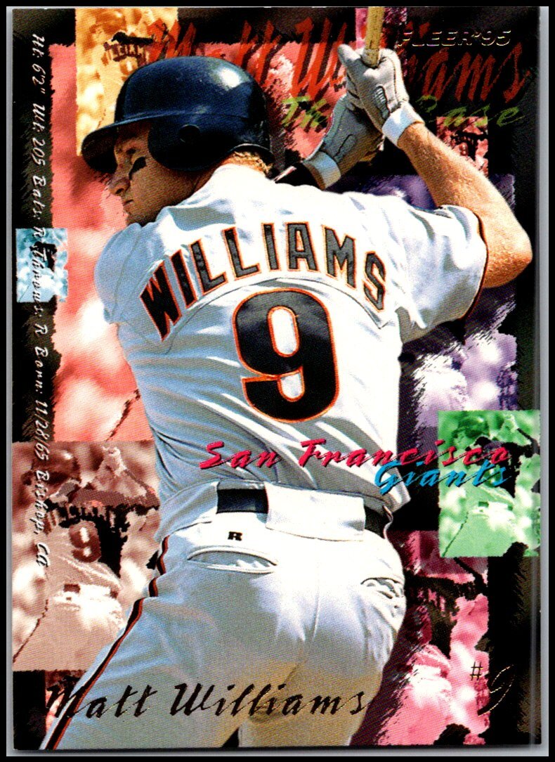 1995 Fleer #593 Matt Williams - FREE SHIPPING!