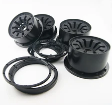 24mm Metal hex Wheel Rim Bead Lock Ring fit HPI rovan Baja 5B SS KM 5t buggy