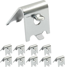10PCS Freezer Shelf Clips Metal Refrigerator Freezer Shelf Brackets