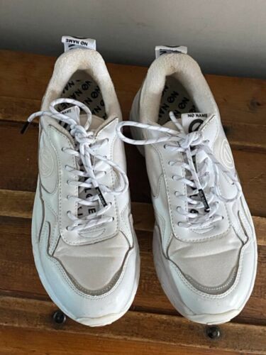 Sneakers en cuir blanc No Name pointure 38 - Photo 1/10