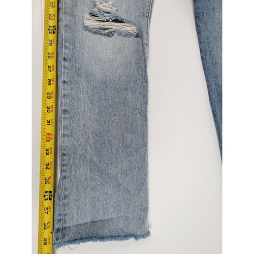 Levi's 501 Jeans Womens 27x30 Blue Straight Regular JJJ793 Mismatched Denim - Picture 11 of 16