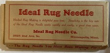 Vintage Ideal Rug Hook Needle Punch Rug Making Hook w/Orginal Box