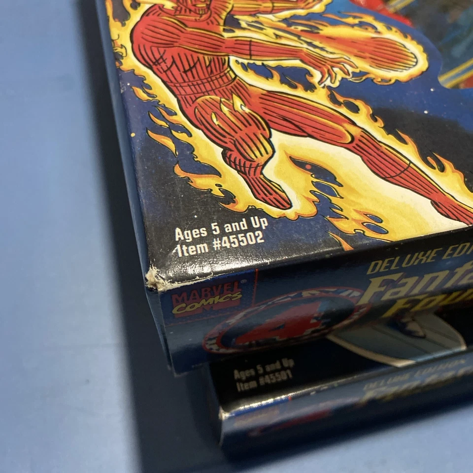 Antorcha Humana 10" Silver Surfer Figura Marvel Fantastic Four Deluxe ToyBiz 1994 Foto 4 de 4