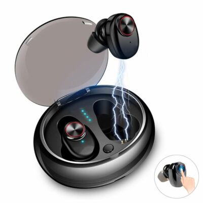 Mini Bluetooth Headset Earphones Noise Isolation Earbuds with Charging Case