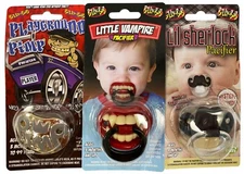 3 Pack Funny Baby Toddler Orthodontic Pacifiers 