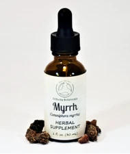 MYRRH Herbal Supplement Liquid Extract Tincture / Natural Commiphora myrrha Herb