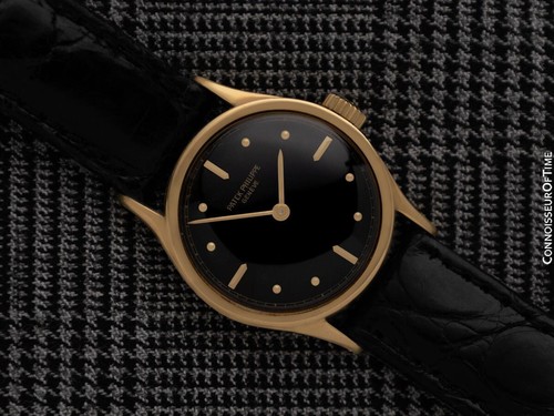 1910er PATEK PHILIPPE Rare Vintage Calatrava Pre-Ref. 446 Midsize Uhr 18K Gold - Bild 2 von 10