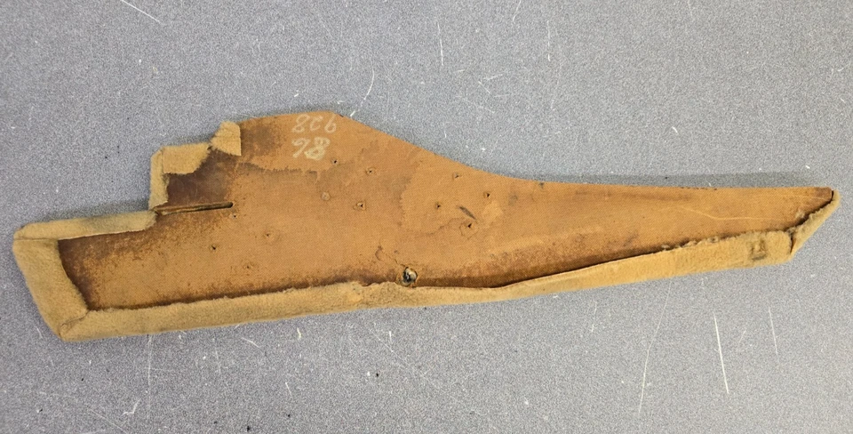 FUNDA CONSOLA ALFOMBRADA BEIGE LATERAL PASAJERO PORSCHE 928 ORIGINAL USADA 1978-89 Foto 4 de 4