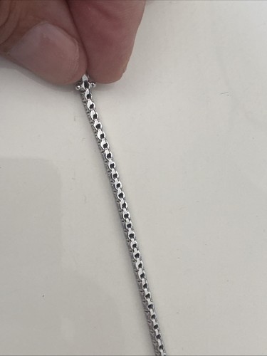 bracciale tennis Diamanti Neri in oro Bianco 750/18k - Foto 5 di 13