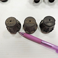Vintage Delco 6 Volt Battery Caps 1940 1950's Chevrolet GM Buick Pontiac Rat Rod