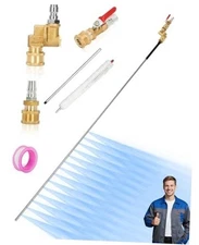 39'' Portable Pressure Radiator Cleaning Wand -4500 PSI Radiator Flush and 