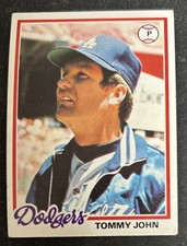 1978 Topps Tommy John Baseball Card #375 Dodgers Pitcher VG O/C