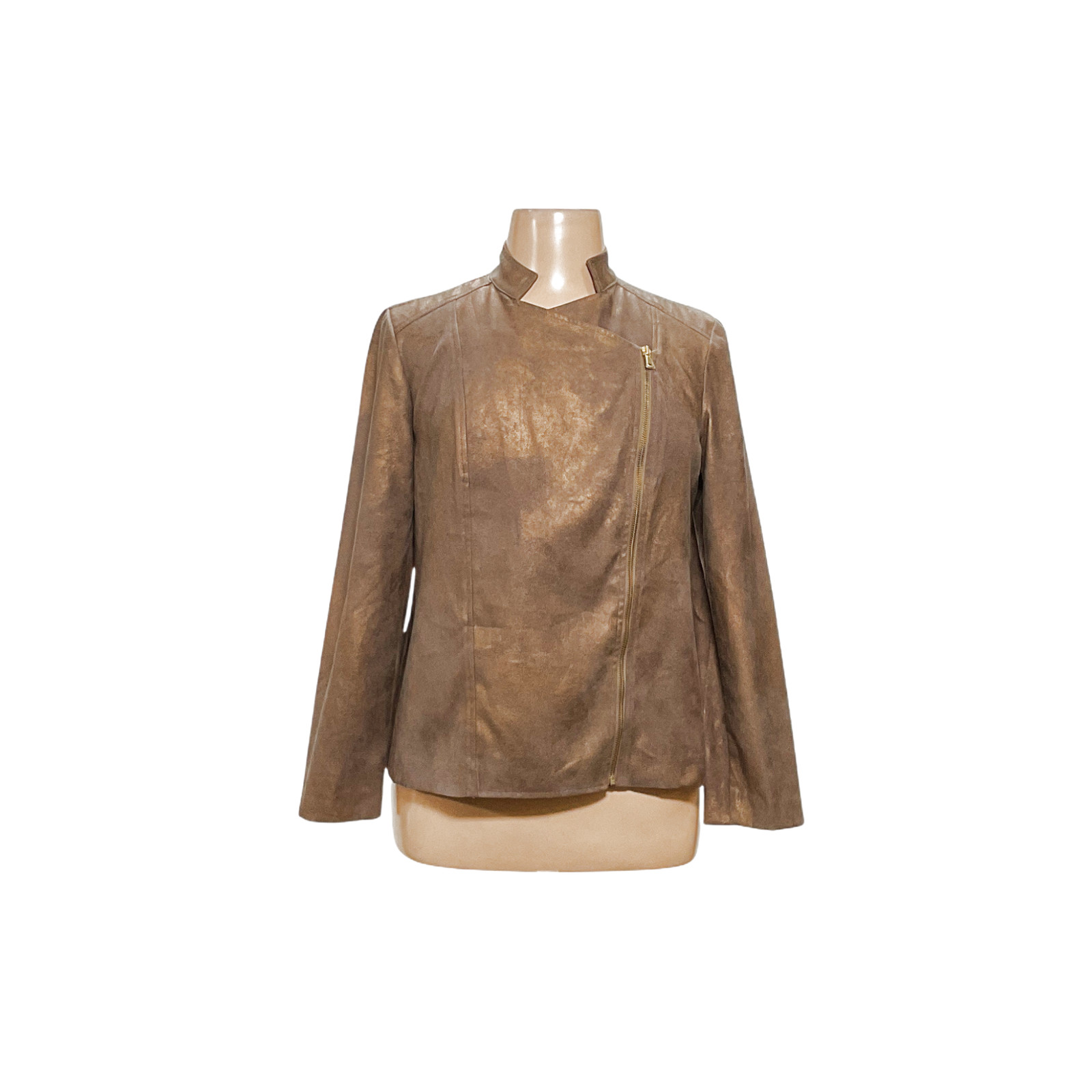 Chico's Brown Basic Jacket - Women's Size 2 - image 1