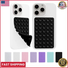 2 Pack Silicone Octo Cup Buddy Sticky Grip Holder for Cellphone, Black FAST US