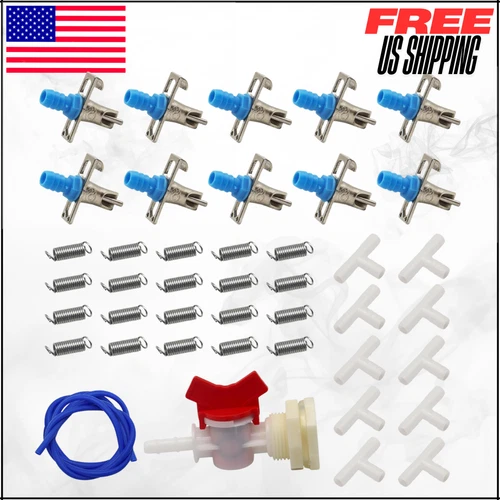 Automatic Rabbit Nipple Drinker Feeders Watering System Kit Include Hose 10PK - product listing photo