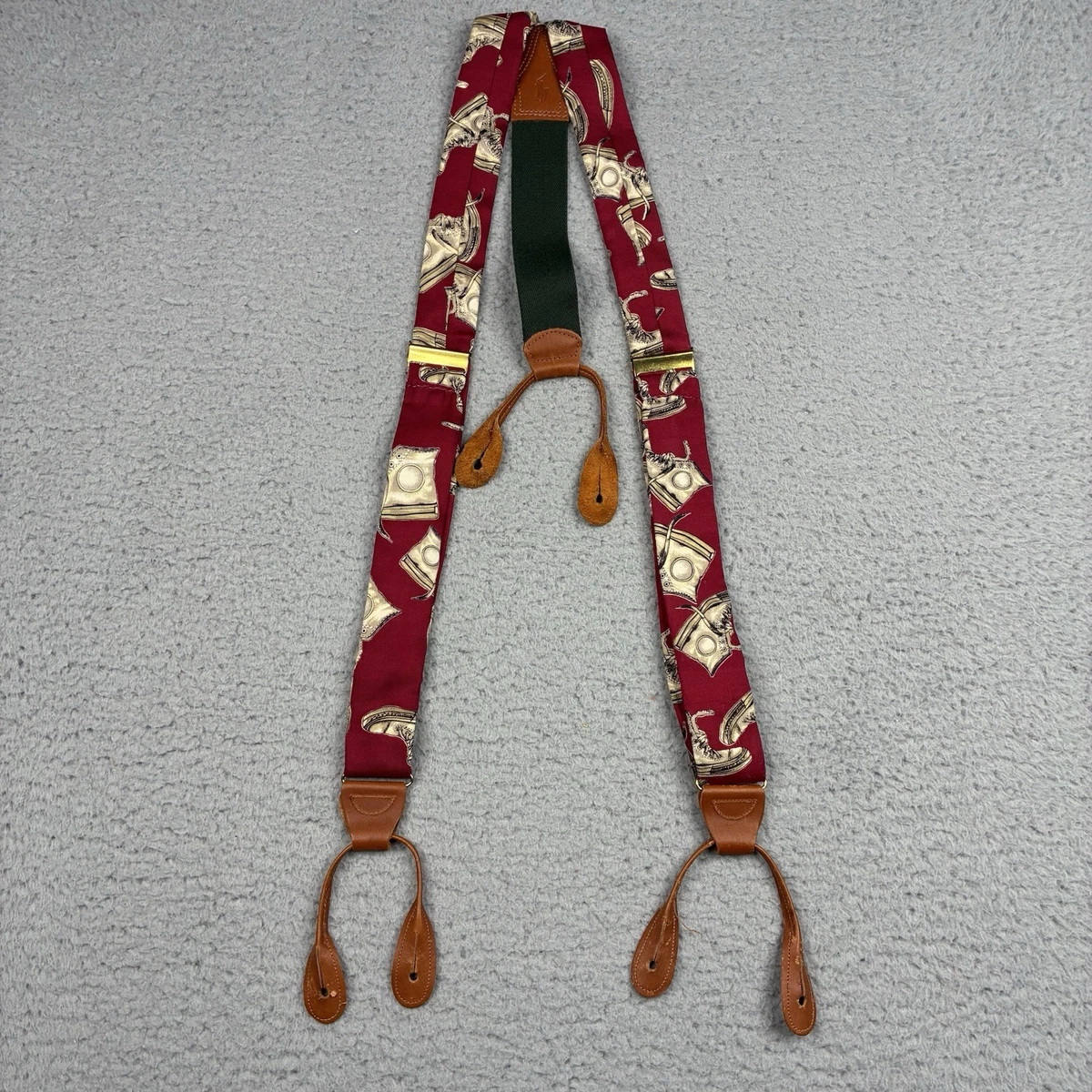 Polo Ralph Lauren Red Suspenders for Men for sale | eBay