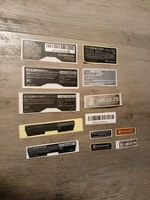 Gameboy Replacment Labels Various 