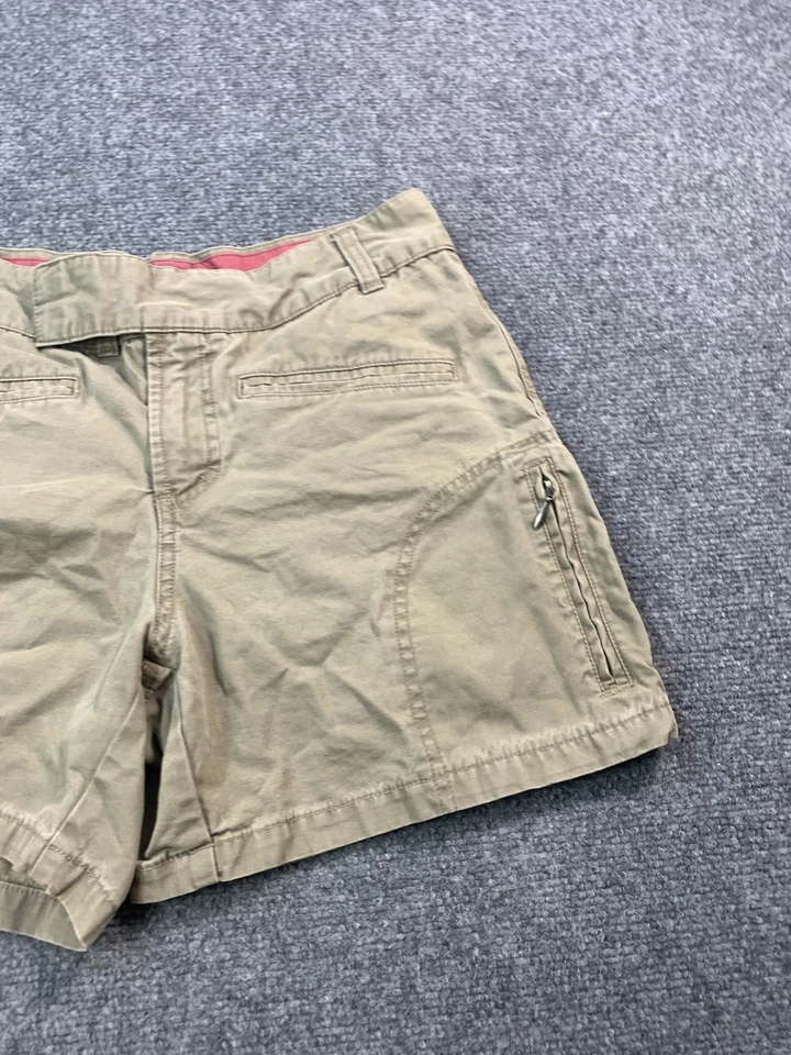 哥伦比亚短裤女款8码棕色休闲徒步户外口袋 — 第 3/4 张图片