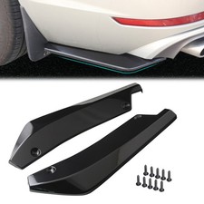 Universal Anti-scratch Auto Rear Bumper Lip Wrap Diffuser Splitter Canard Black Universal Anti-scratch Auto Rear Bumper Lip Wrap Diffuser Splitter Canard Black