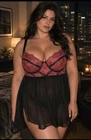 Torrid 2 (2X 18/20) Sexy Babydoll Underwire Sheer Lingerie Chemise Whimsigoth
