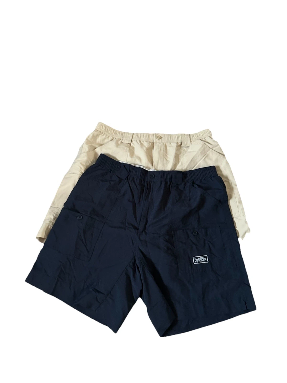 Bundle Of 2 AFTCO Original Fishing Shorts Long Men’s 40 Nylon Tan Elastic Waist
Opens in a new windo