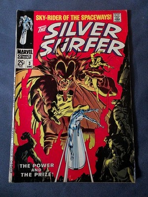 Silver Surfer #3 Marvel 1968 1st Appearance Mephisto Stan Lee Buscema Key