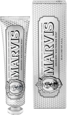 Marvis Smokers Whitening Toothpaste, Mint, 85ml, Promotes the Natural Whitening