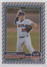 2023 Panini USA Baseball Stars & Stripes Stripes Prizm Casey Borba #3 0w7